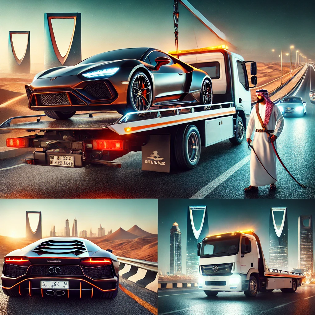 سطحة نقل سيارات فاخرة في السعودية